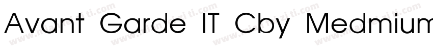 Avant Garde IT Cby Medmium字体转换